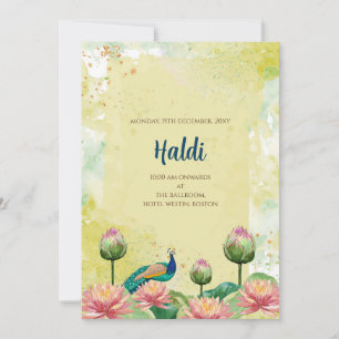 Digital Haldi invitation & Indian wedding card