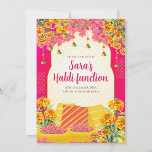 Digital Haldi invitations & Digital Mayoun invite