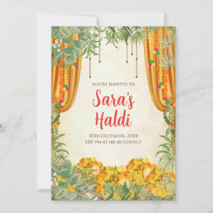 Digital Haldi invitations Wedding Haldi invites