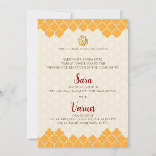 Digital Hindu Wedding card Indian wedding card