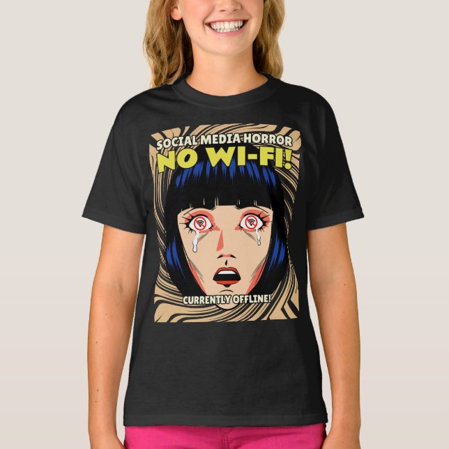 Digital Horror Tale - Social Media T-Shirt (Front)