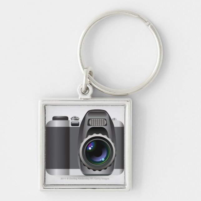 Digital illustration of digital camera keychain (Front)
