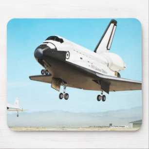 Digital illustration of Space Shuttle Mouse Pad