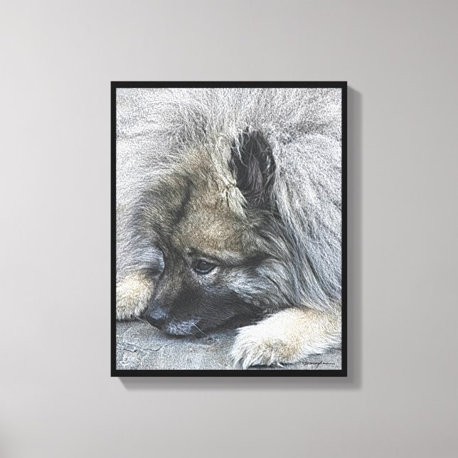 Digital Image titled "At Peace With the World" Canvas Print (Front)