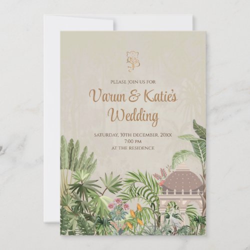 Digital Indian invitation  Hindu Wedding card