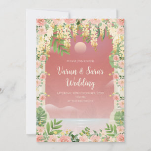 Digital Indian invitation Indian wedding card