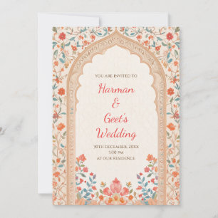 Digital Indian Wedding invite Hindu Wedding card