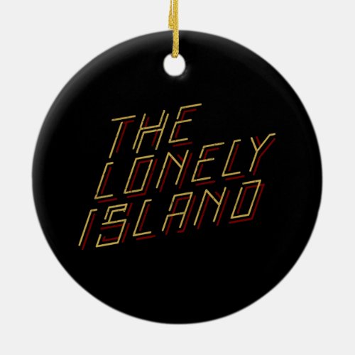 Digital Island Ceramic Ornament