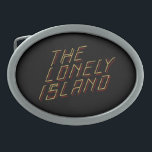 Digital Island Oval Belt Buckle<br><div class="desc">© Lonely Island Technologies.</div>