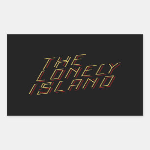 Digital Island Rectangular Sticker