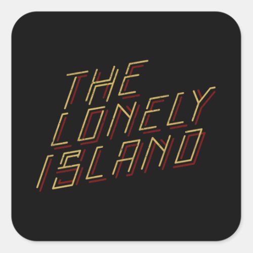 Digital Island Square Sticker