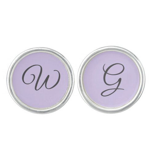 Digital Lavender Cufflinks