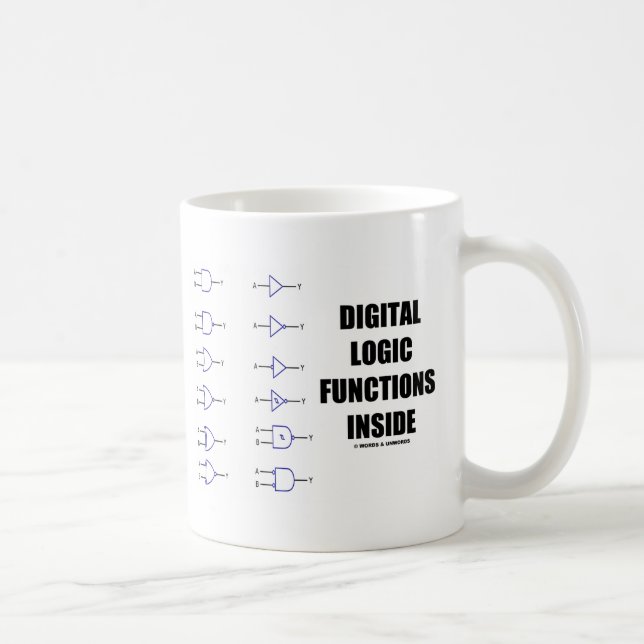 Digital Logic Functions Inside (Computer) Coffee Mug (Right)