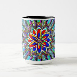 Digital Lotus Mug