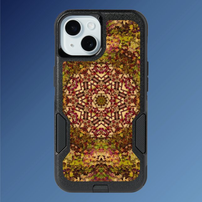 Digital Mandala Yellow Red and Purple iPhone 15 Case (Creator Uploaded)
