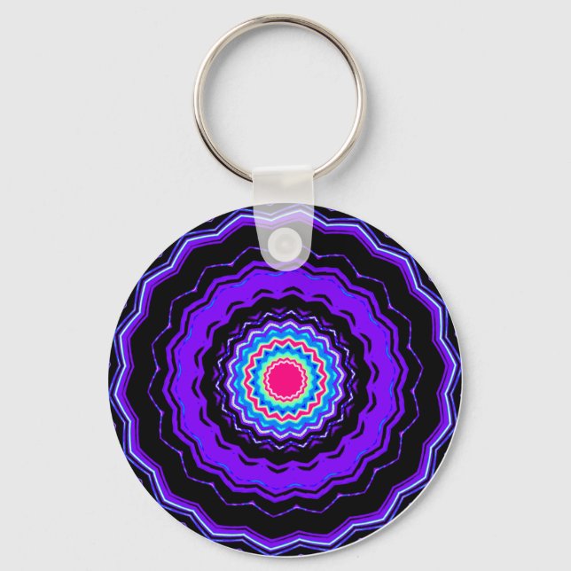 Digital Mandalas Keychain (Front)