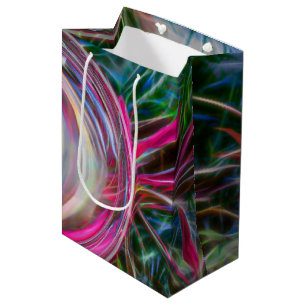 Digital Marble Soap Bubble Medium Gift Bag