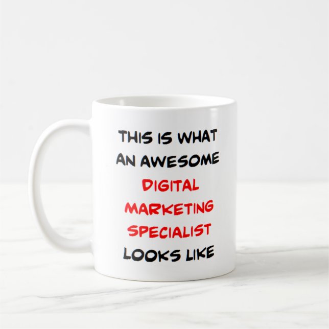 digital marketing, amazing coffee mug (Left)