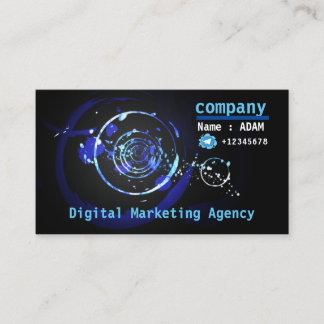 Digital marketing cyrcle business card