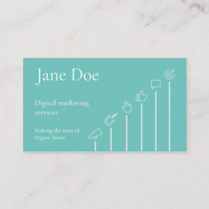 Digital Marketing Expert Business Card Template