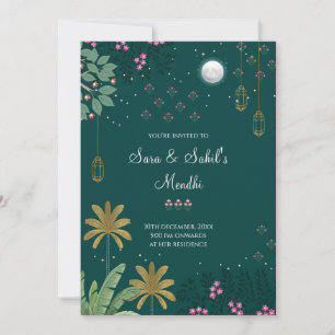 Digital Mehndi invite & Mehendi invitation
