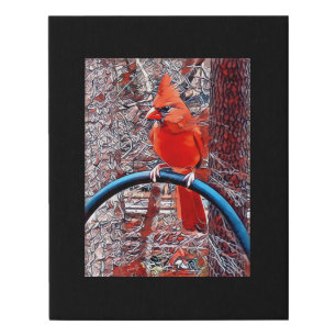 Digital Mixed Media Black Canvas Art