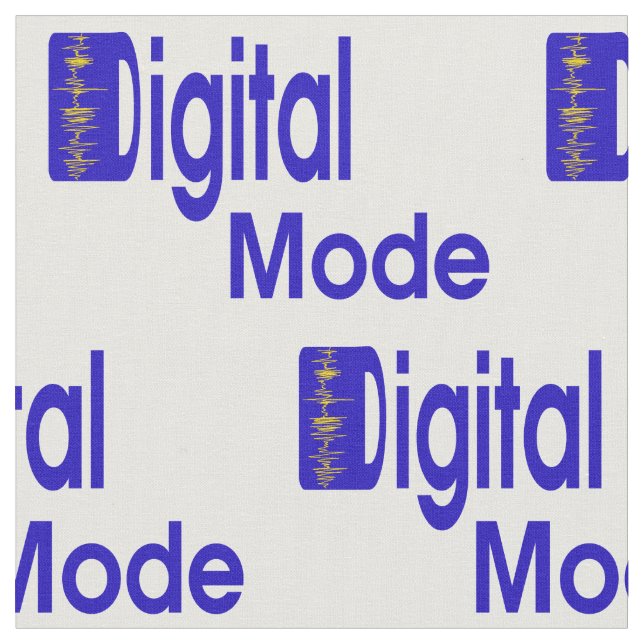Digital Mode Ham Radio Fabric Material (Close Up)