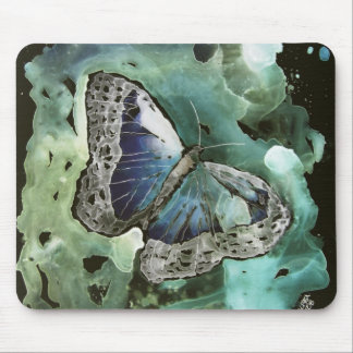digital monarch butterfly painting mouse pad