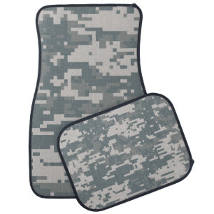 Digital Nature Camo  Car Floor Mat