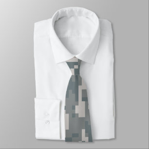Digital Nature Camo Neck Tie