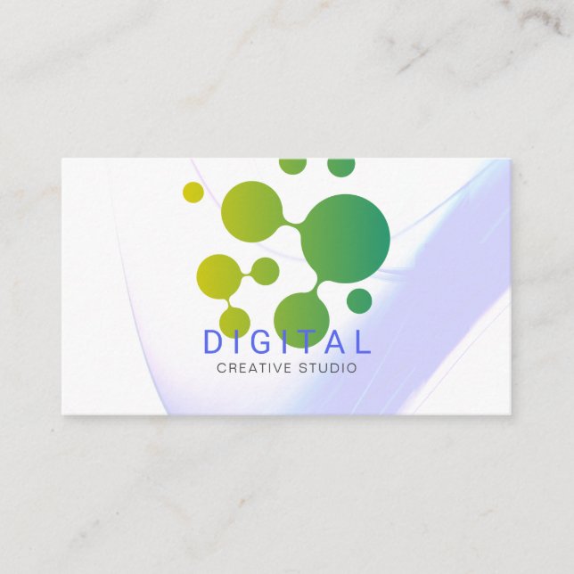 Digital Network | Ai Logo Business Card (Front)