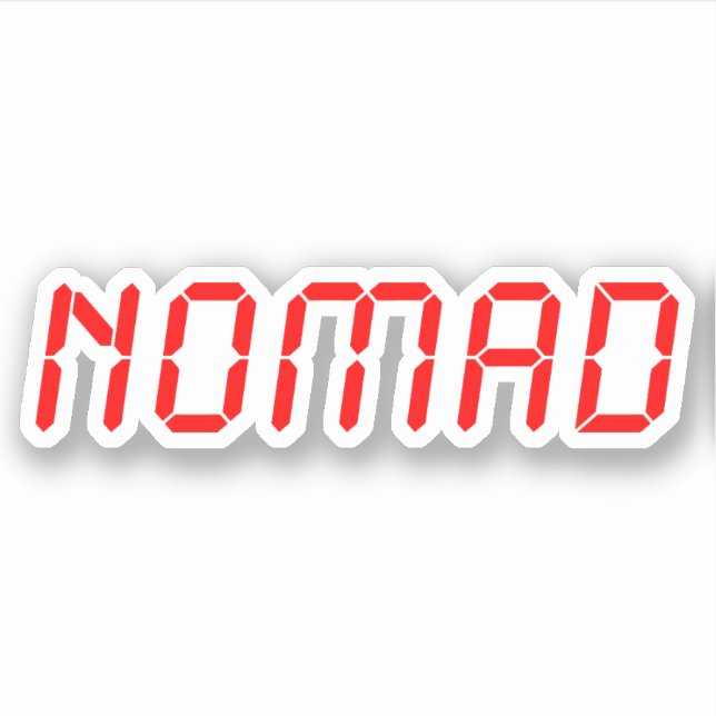 DIGITAL NOMAD STICKER (Front)
