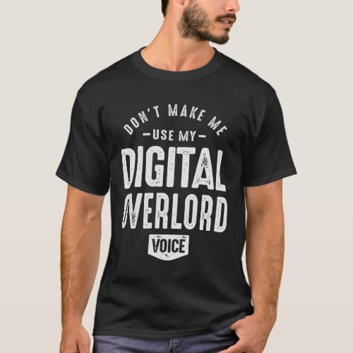 Digital Overlord Voice Activated T_Shirt