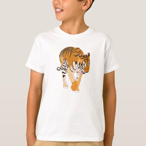 Digital Painting of a Tiger Tshirts