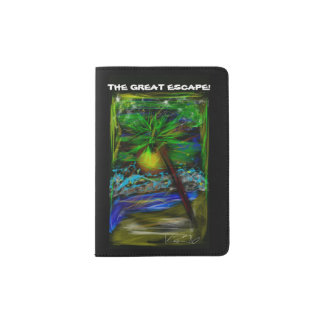 DIGITAL PAINTING, THE GREAT ESCAPE PASSPORT HOLDER