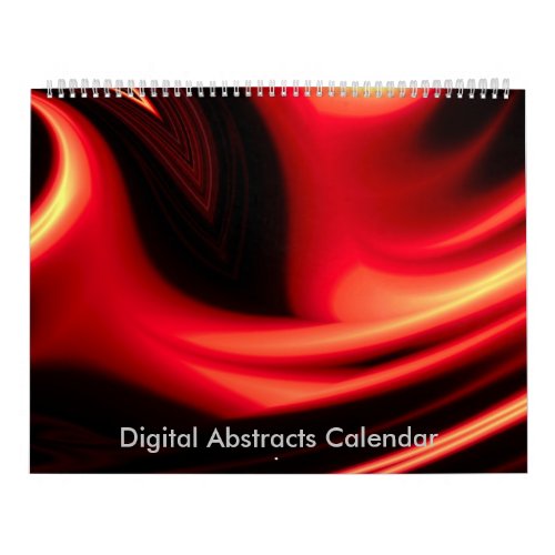 Digital Paintings Computer Abstract Calendar