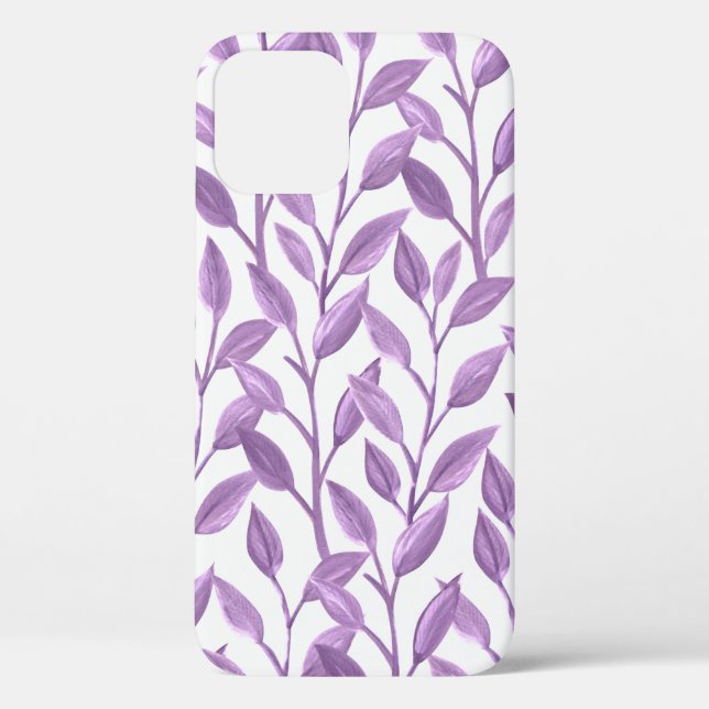 Digital paper leaves background Case-Mate iPhone case (Back)