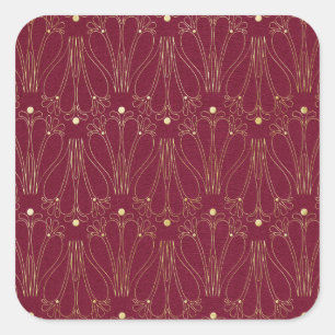 Digital Paper Pattern Square Sticker