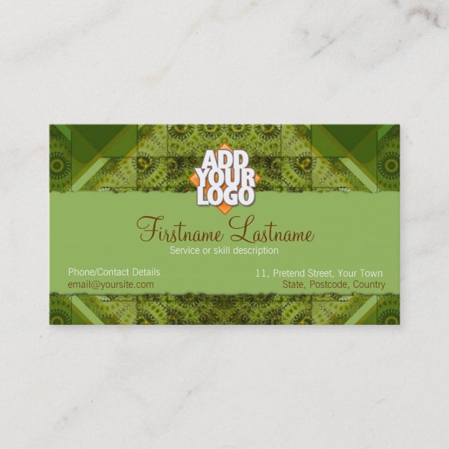 Digital Patchwork  Business Card (Front)