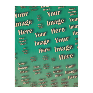 Digital Photo Template Wood Wall Decor