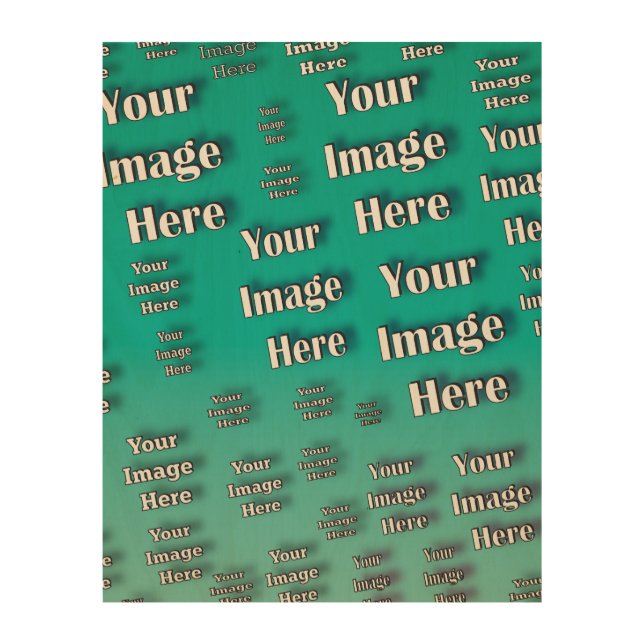 Digital Photo Template Wood Wall Decor (Front)