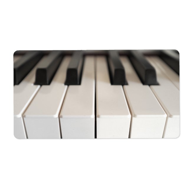 Digital piano keyboard label (Front)