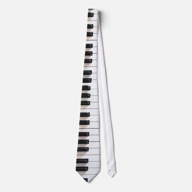 Digital piano keyboard neck tie (Front)