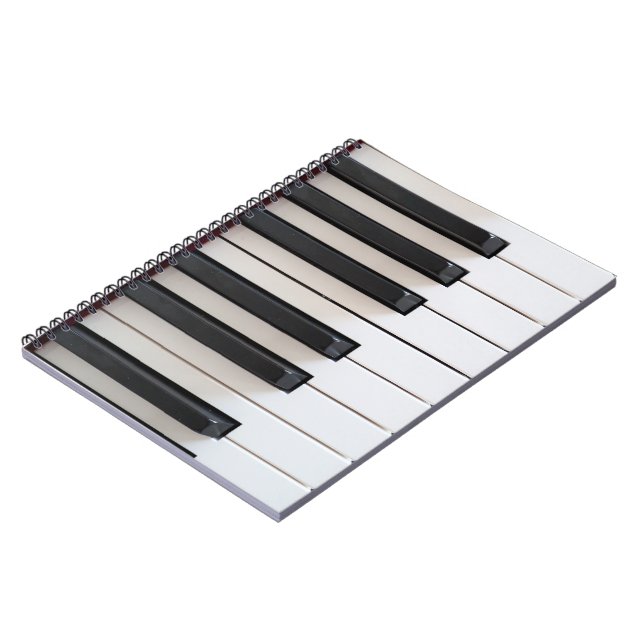 Digital piano keyboard notebook (Left Side)