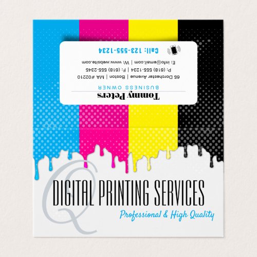 Digital Printing Services  Professional Business Card