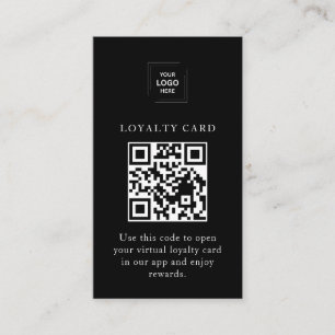 Digital QR Loyalty Reward Customer Growth Style Card