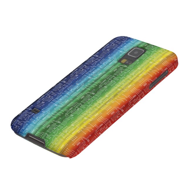 Digital Rainbow Case-Mate Samsung Galaxy Case (Top)