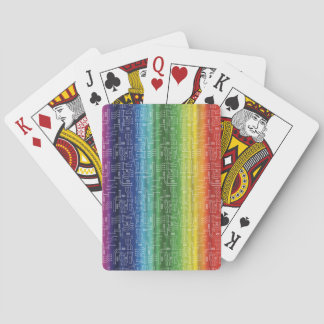 Digital Rainbow Poker Cards