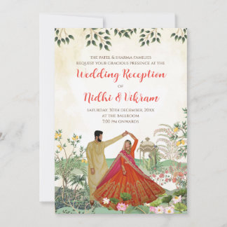 Digital Reception card & Indian Wedding invites