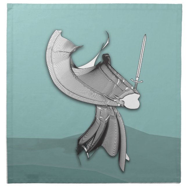 Digital Samurai Cloth Napkin (Front)